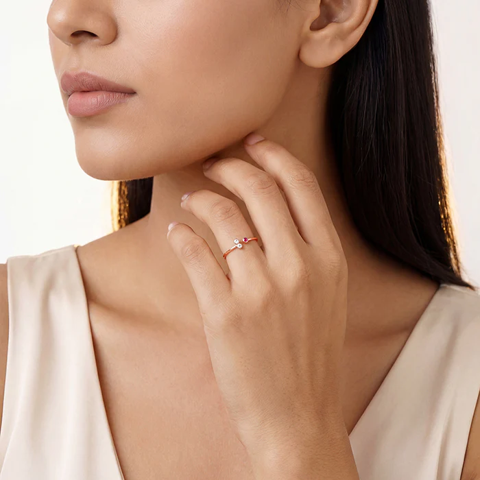 Rose Gold Trinity Ring (Size 12) - Image 3