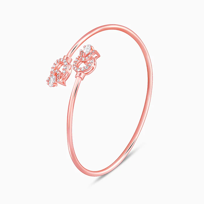 Rose Gold Tulipia Cuff Bracelet - Image 4