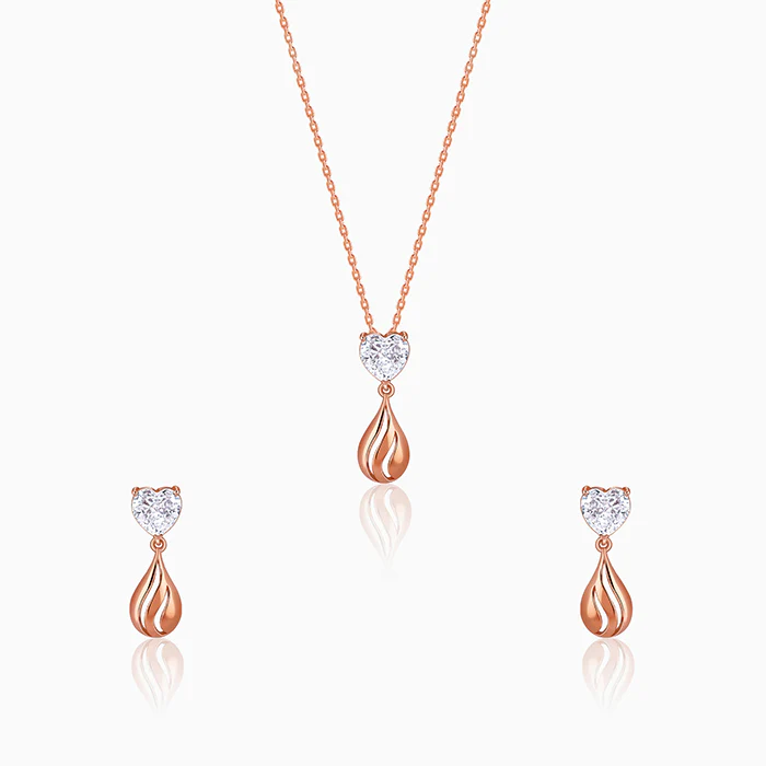 Rose Gold Unsaid Love Set