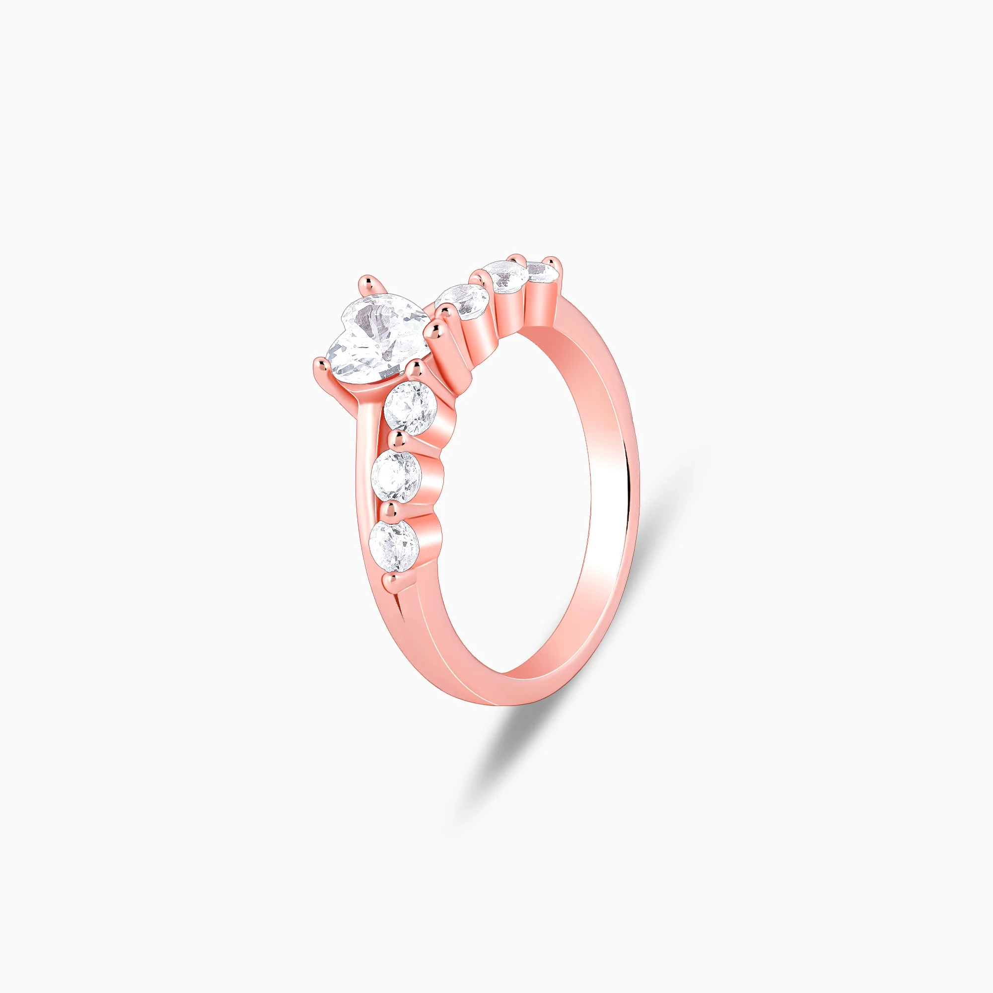 Rose Gold Unstoppable Love Ring - Image 4
