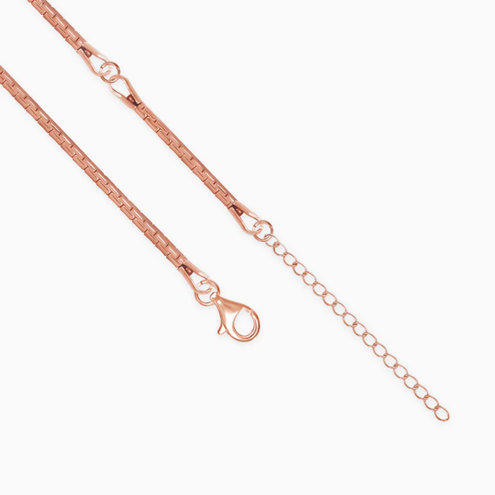 Rose Gold Venetian Box Waist Chain - Image 4