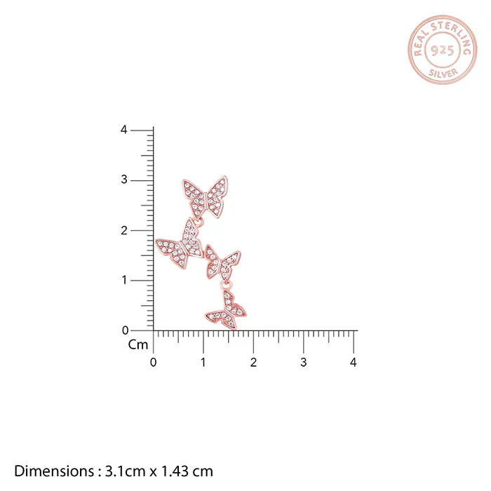 Rose Gold Wavering Wings Set - Image 4