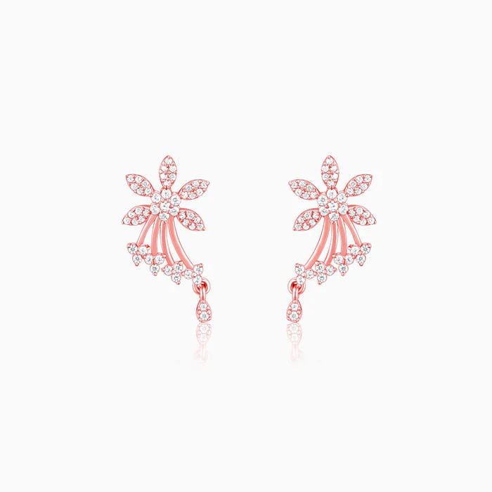 Rose Gold Wings of Shine Earrings - Image 2