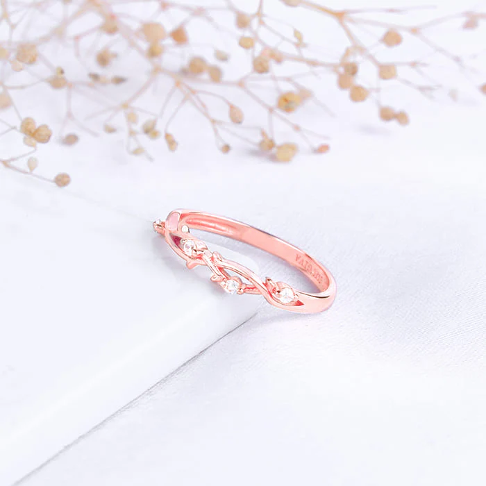 Rose Gold Wreath Ring - Image 2