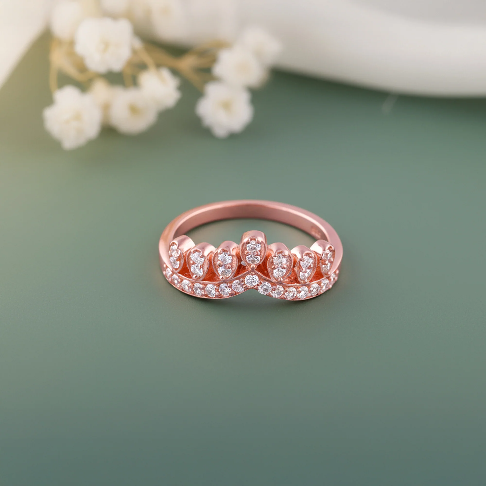 Rose Gold Your Crown Ring - Image 2