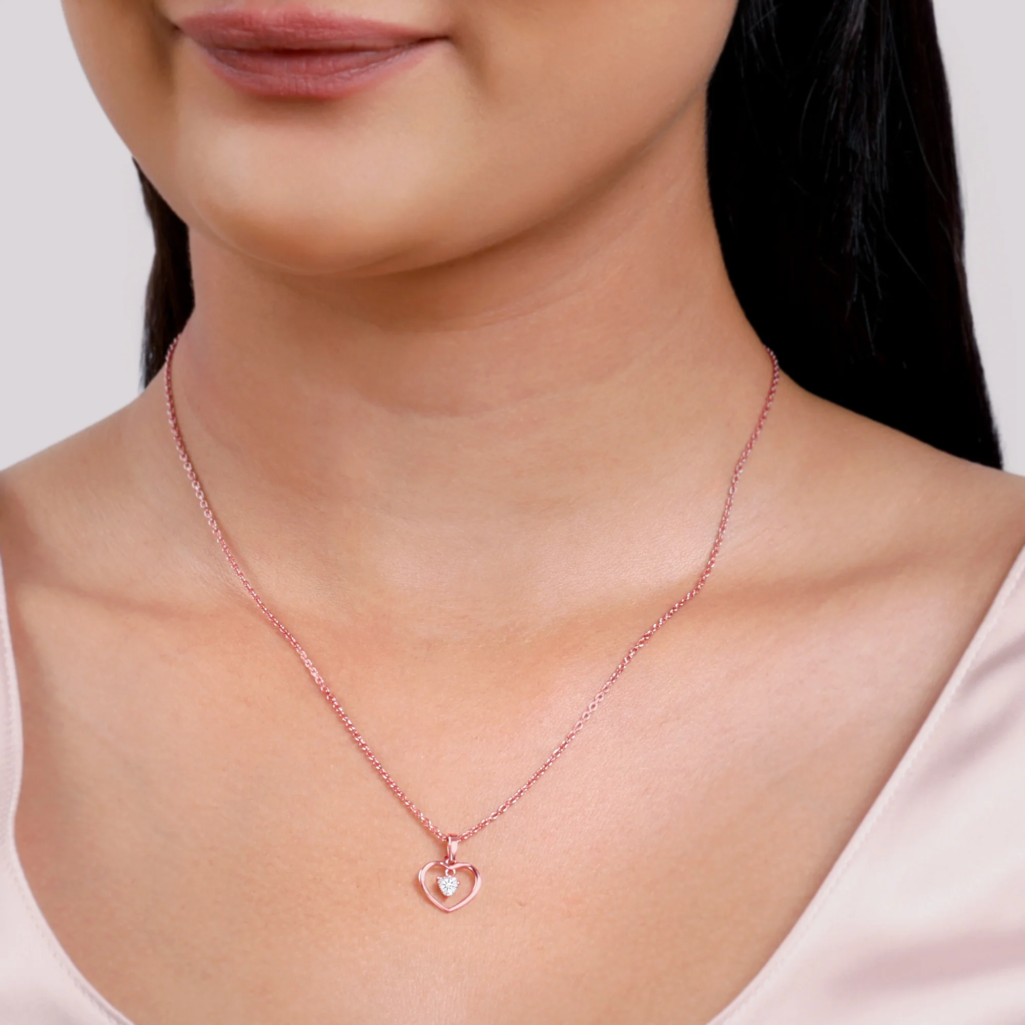 Rose Gold Your Lover Pendant With Link Chain - Image 3
