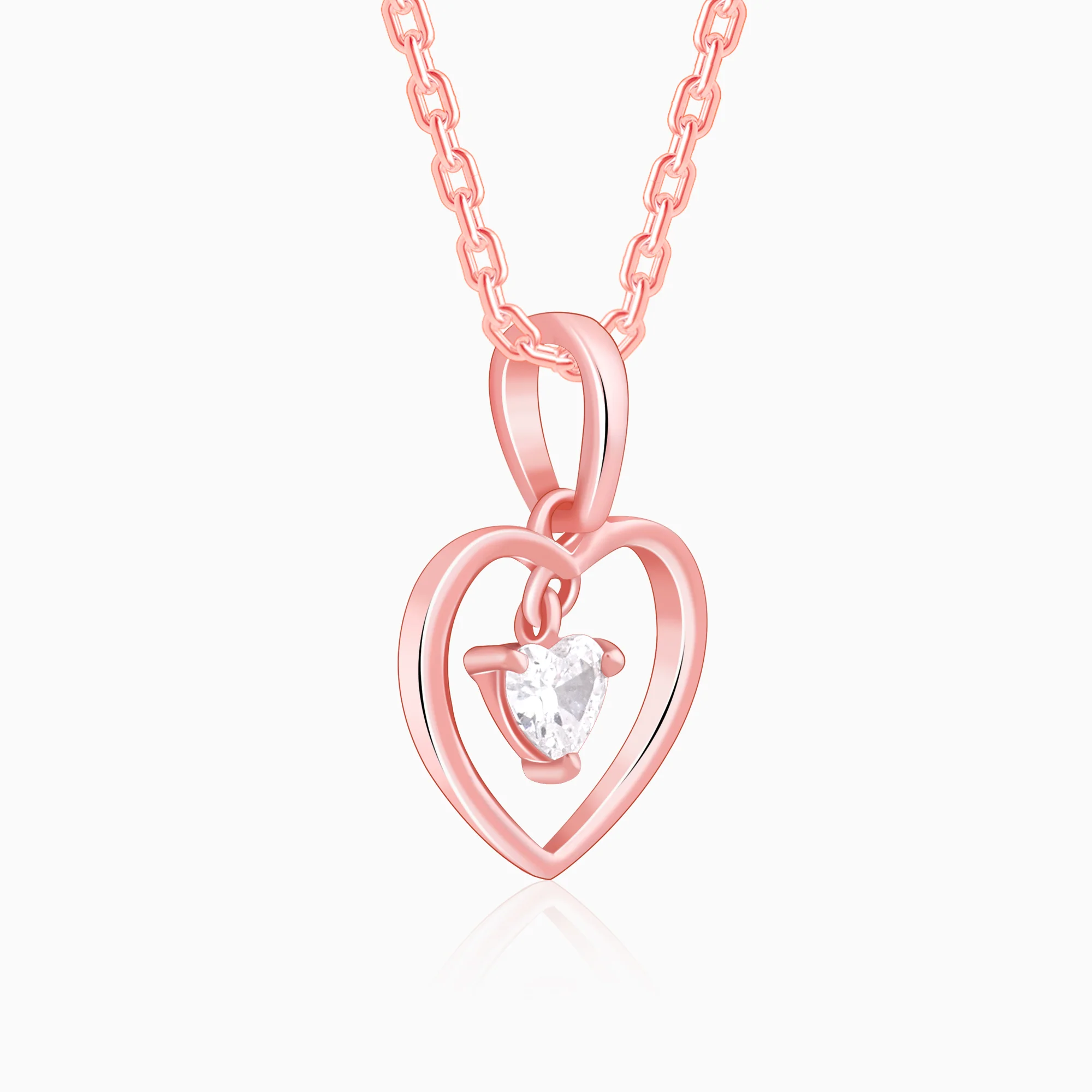 Rose Gold Your Lover Pendant With Link Chain - Image 4