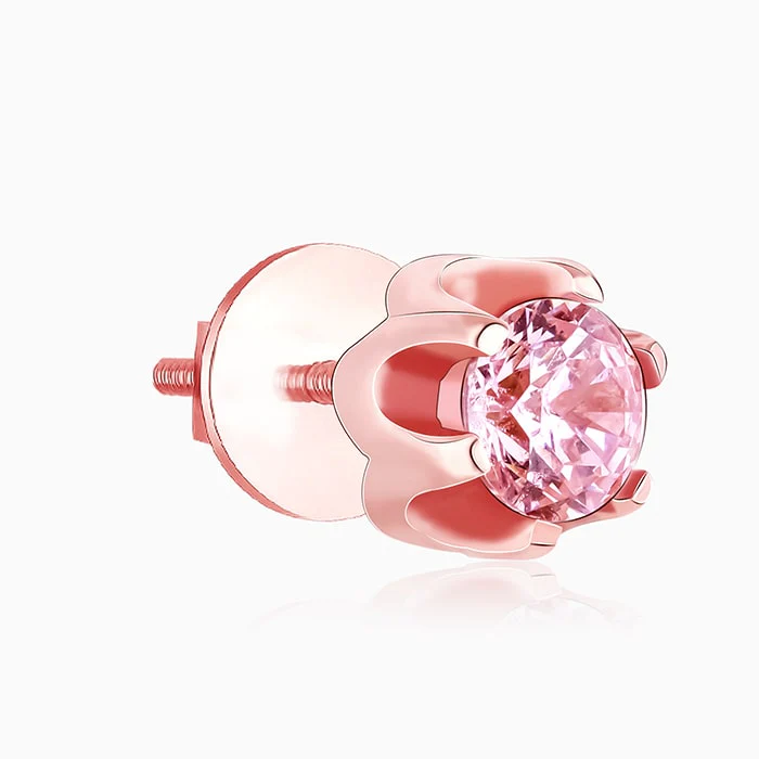 Rose Gold You're One Of A Kind Earrings - Image 4