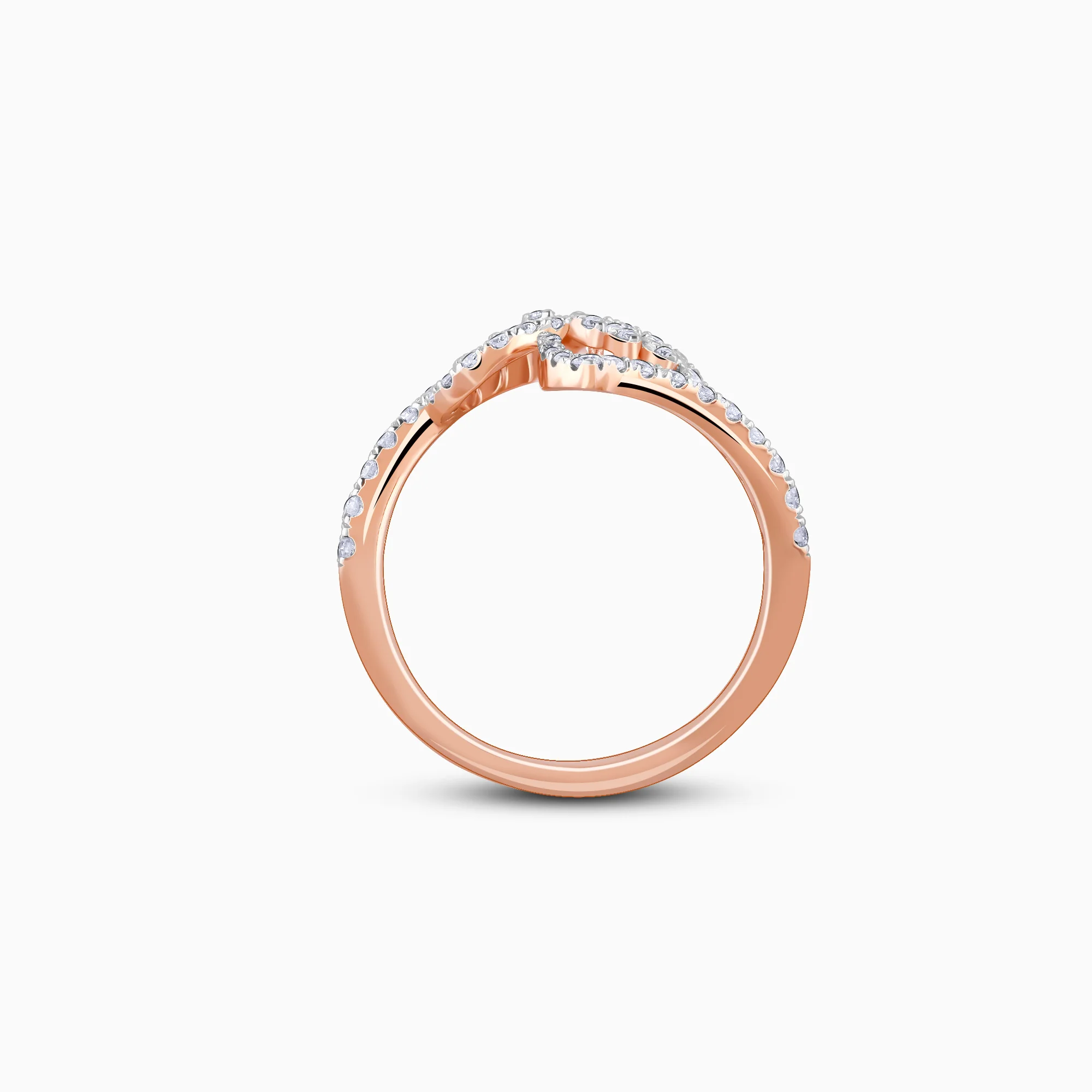 Rose Gold Zephyr Diamond Ring - Image 5