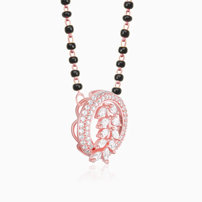 Rose Gold Periwinkle Mangalsutra - Image 3