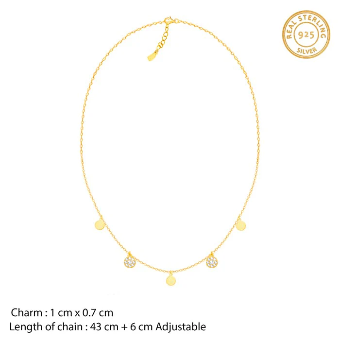 Golden Charms Necklace - Image 4