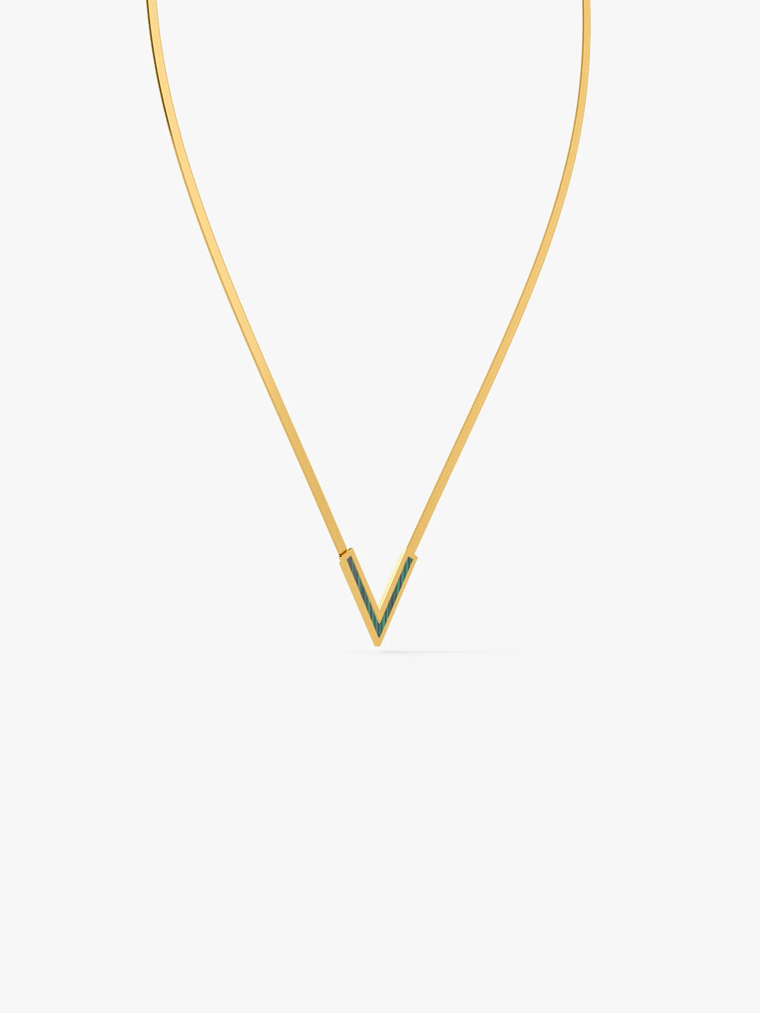 Sharp Babe Gold Plated Necklace