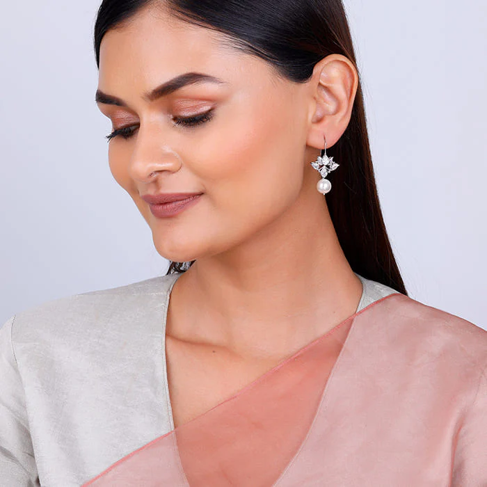 Silver Aaliyah Earrings - Image 3