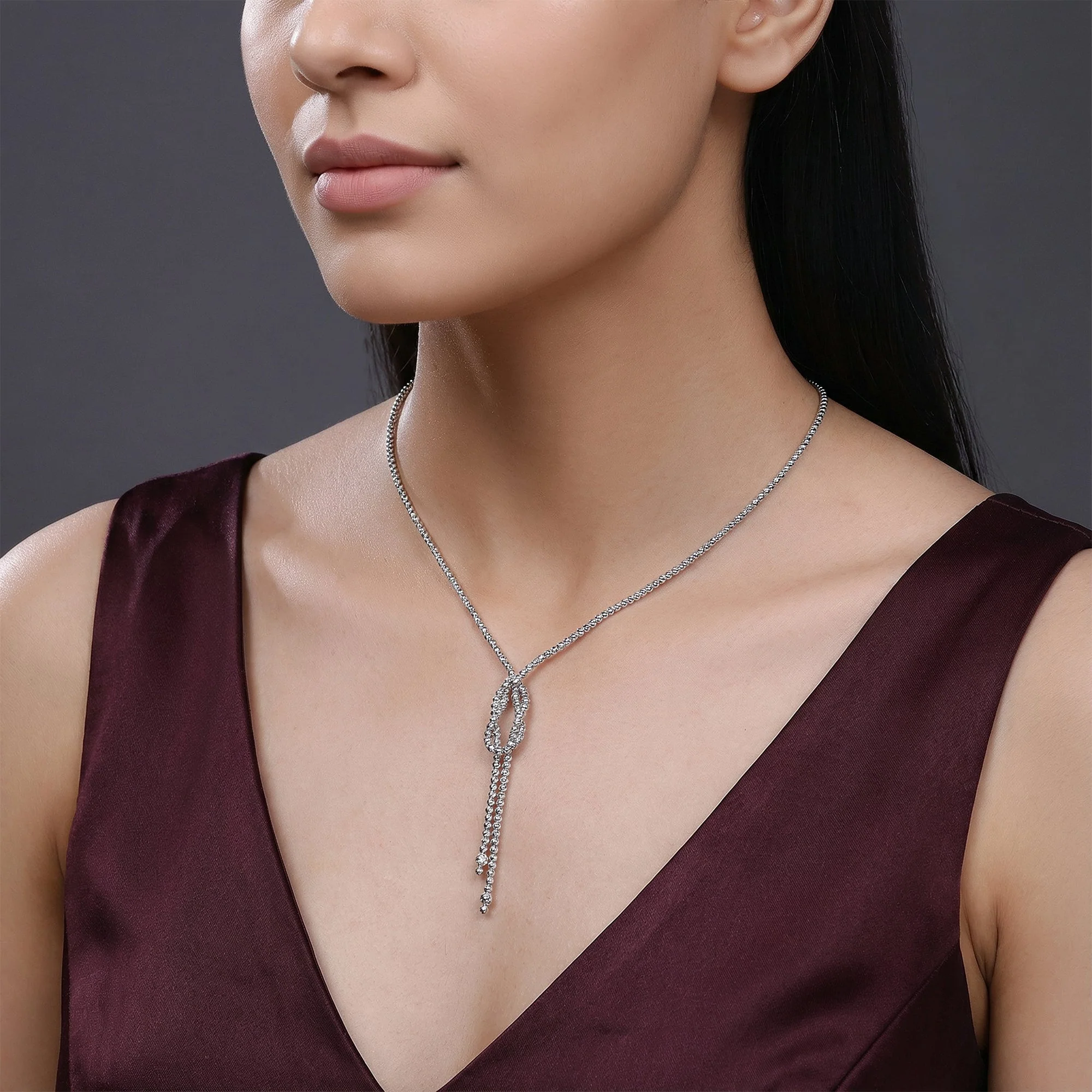 Silver Afterglow Necklace - Image 2