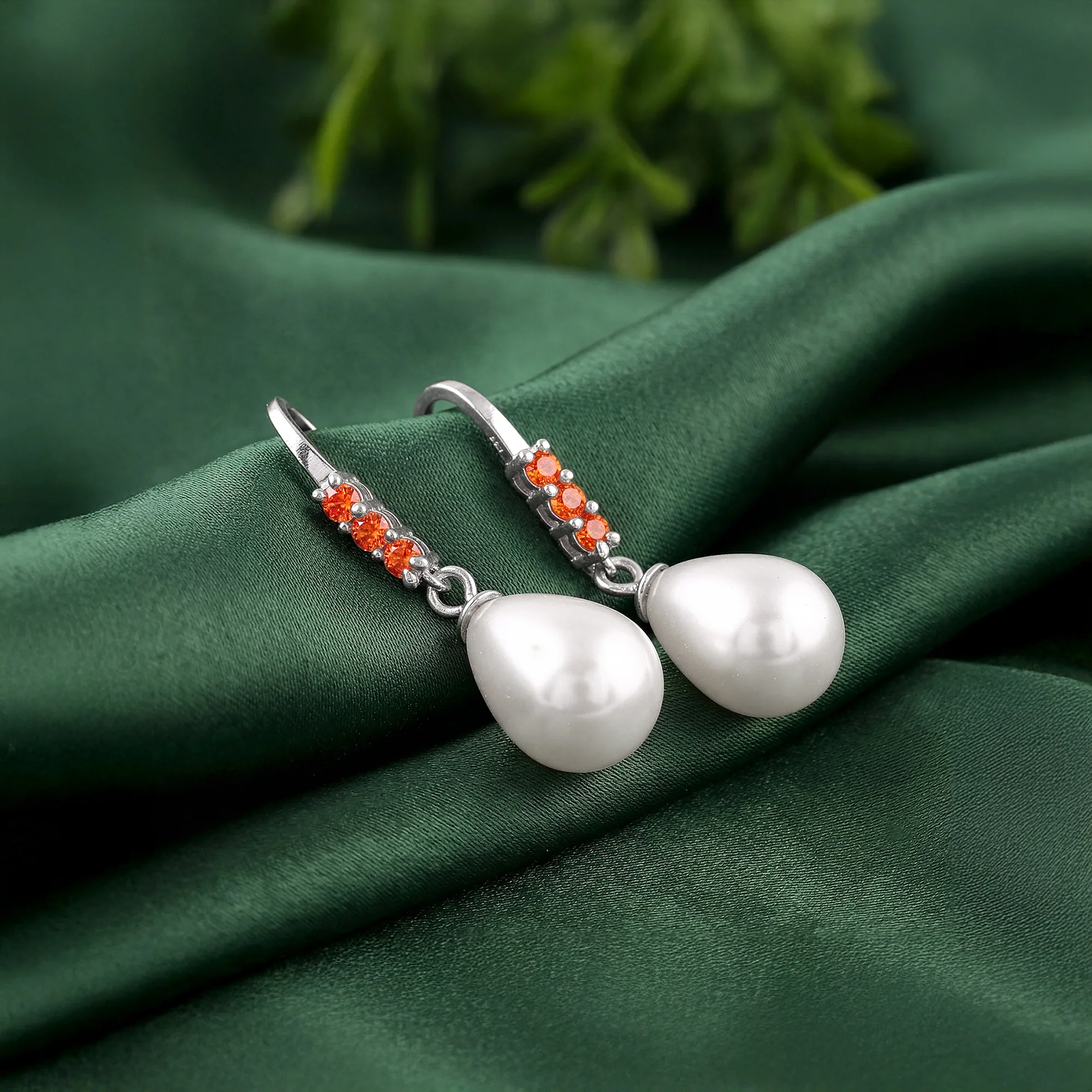 Silver Althea Earrings - Image 2