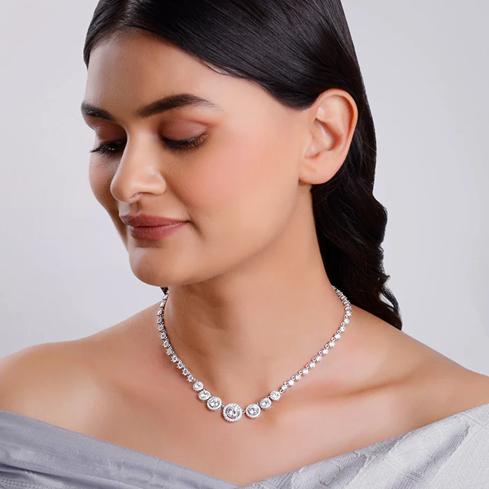 Silver Angelina Necklace - Image 3