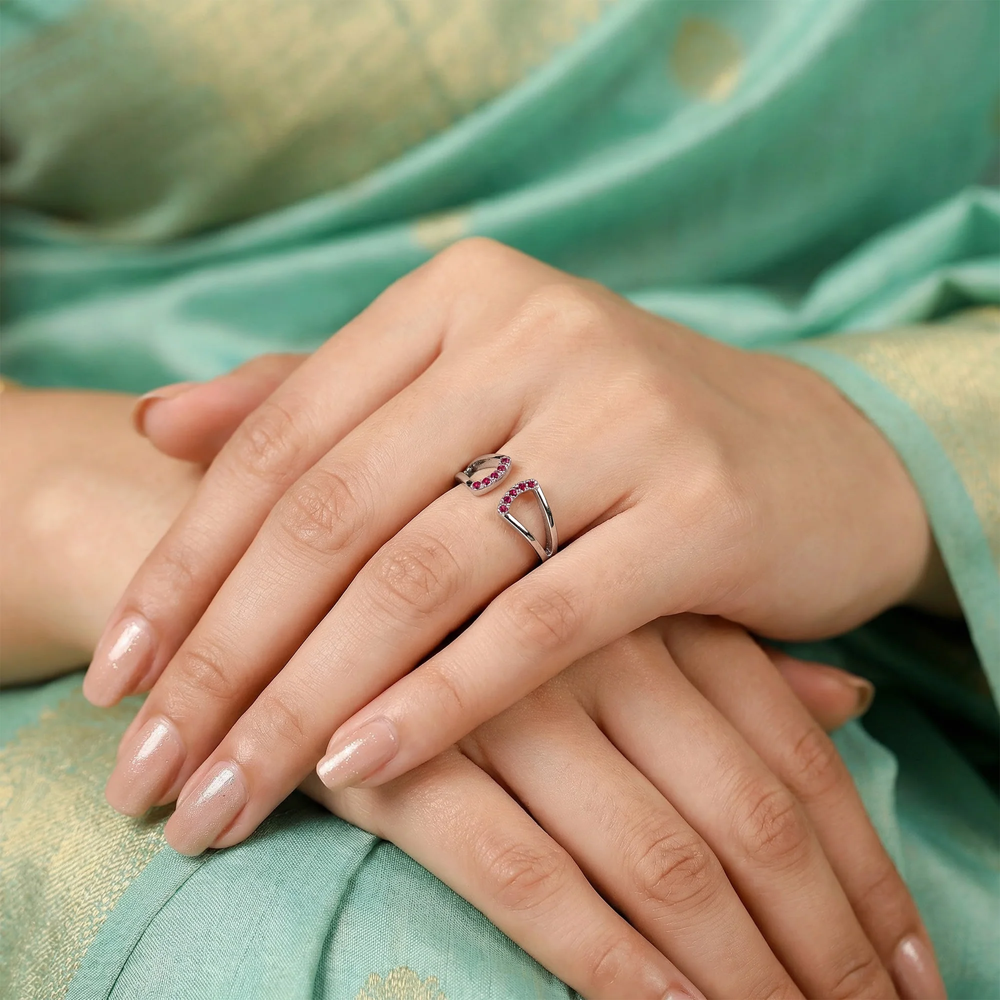 Silver Anika Ring - Image 3