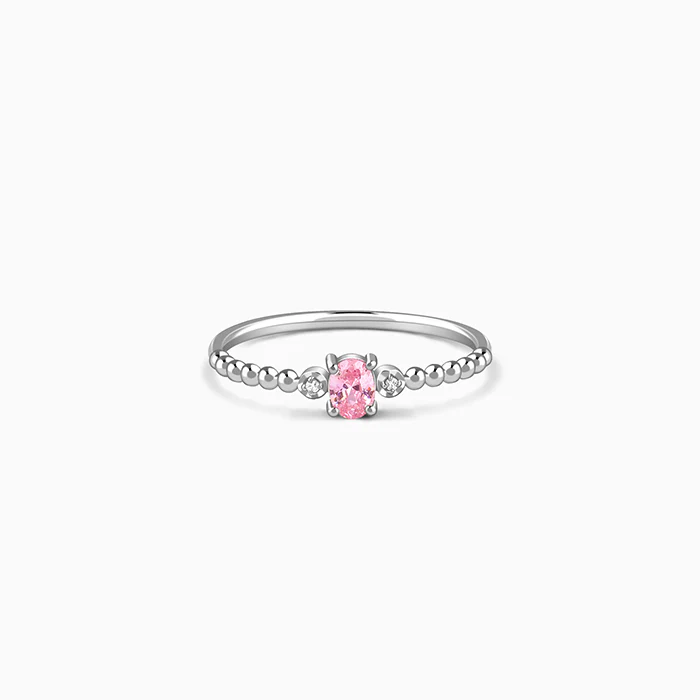 Silver Aurora Marquis Ring