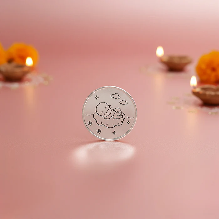 Silver Babyshower Coin - (10g) - Image 2