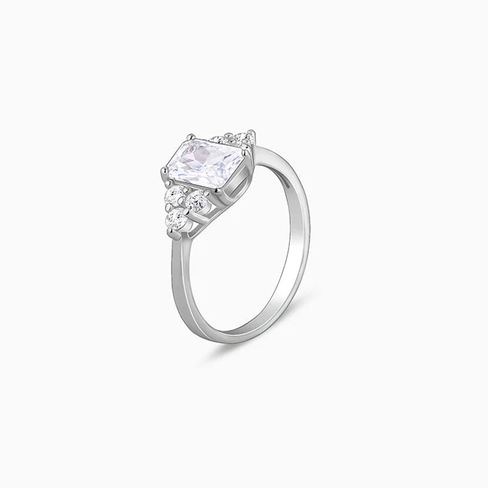 Silver Baguette Perfection Ring - Image 4