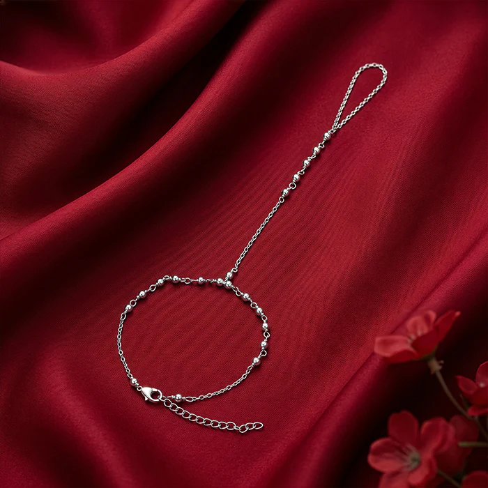 Silver Beaded Hathphool - Image 2