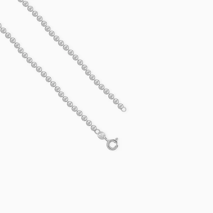 Silver Beaded Kids Chain - Image 4