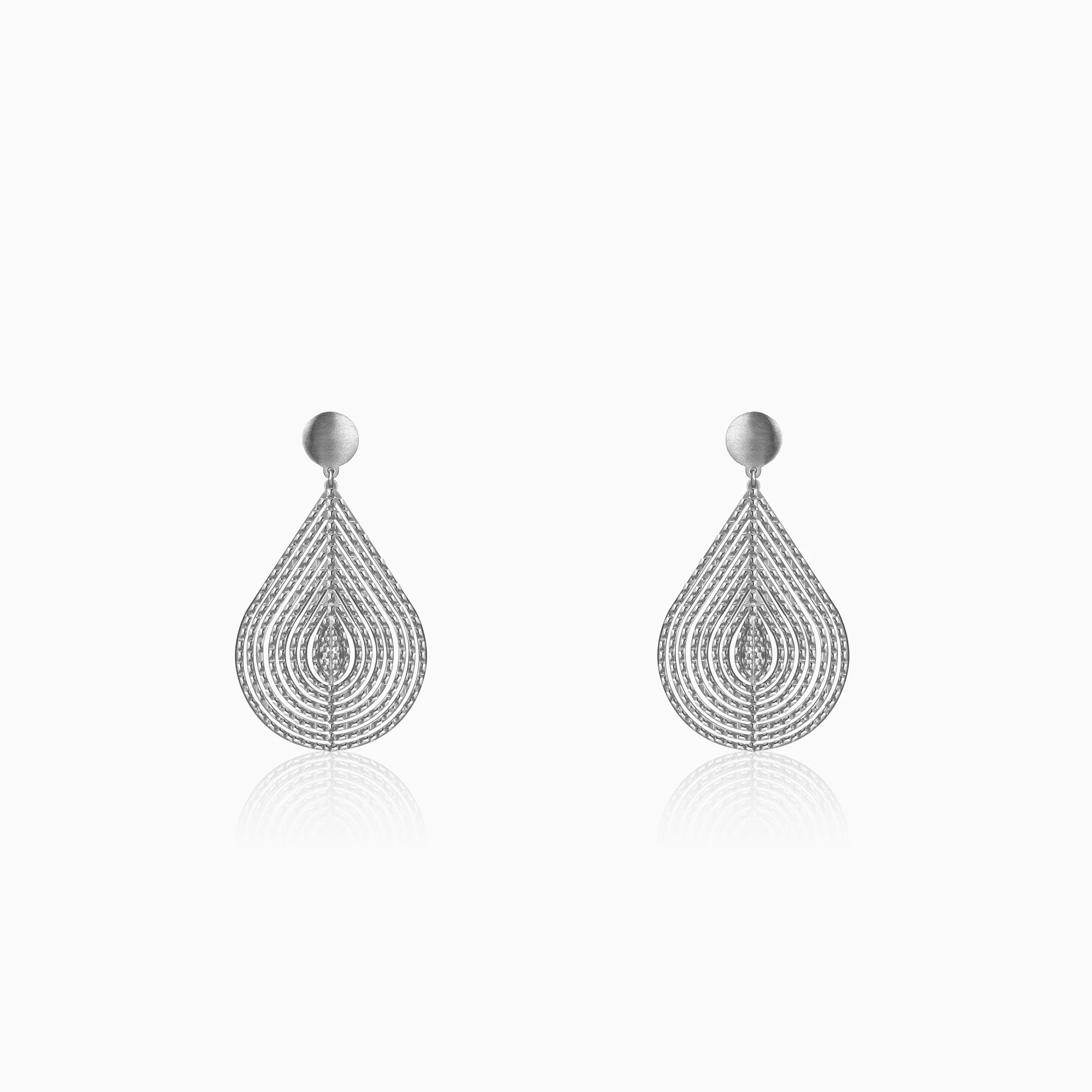 Silver Believer Earrings - Image 3