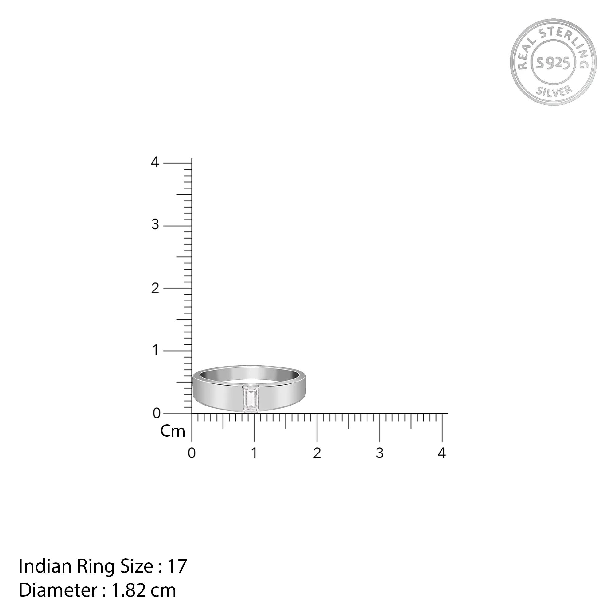 Silver Blaze Ring for Him - Image 6