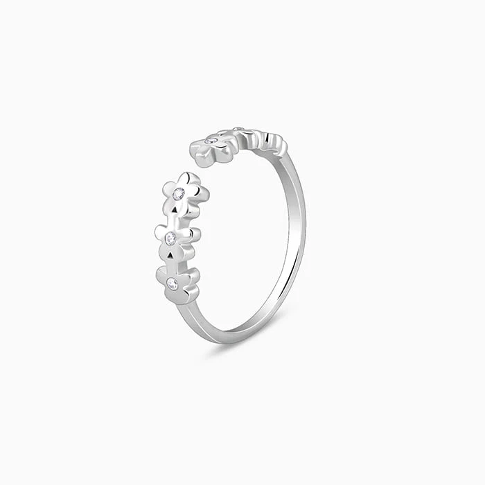 Silver Bloom Forever Ring - Image 4