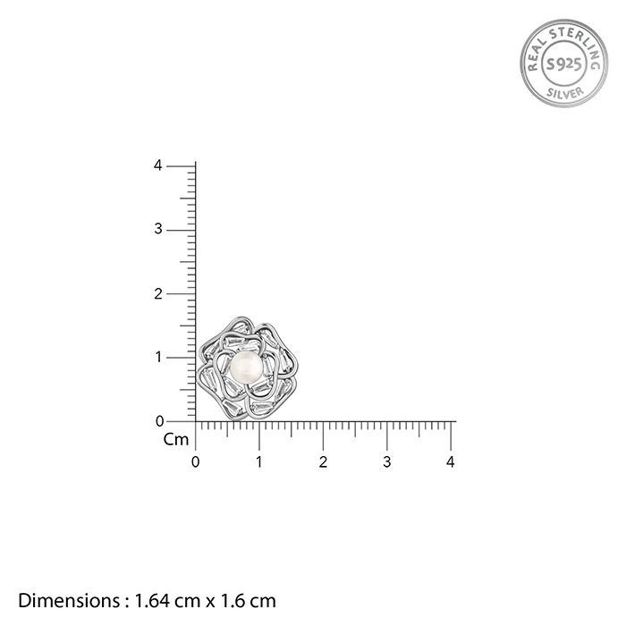 Silver Blossom Earrings - Image 4