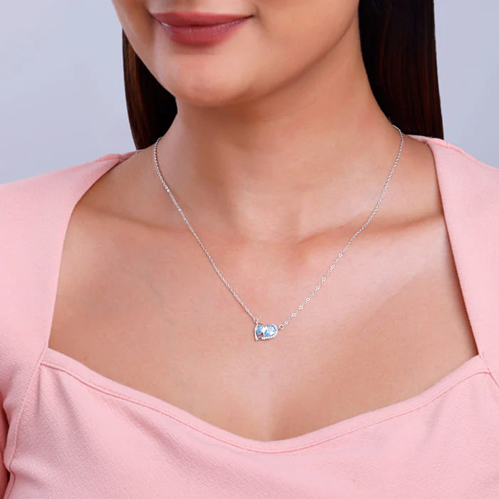 Silver First Love Necklace - Image 3