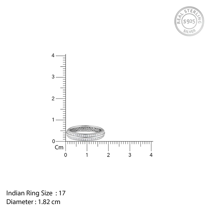 Silver Bold Fate Ring For Him - Image 6