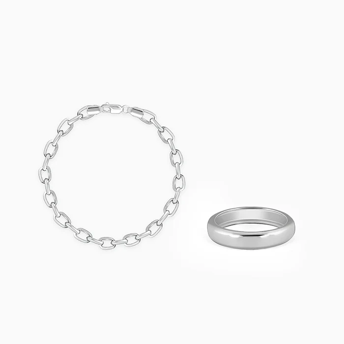 Silver Boss Vibe Set For Him - Image 3