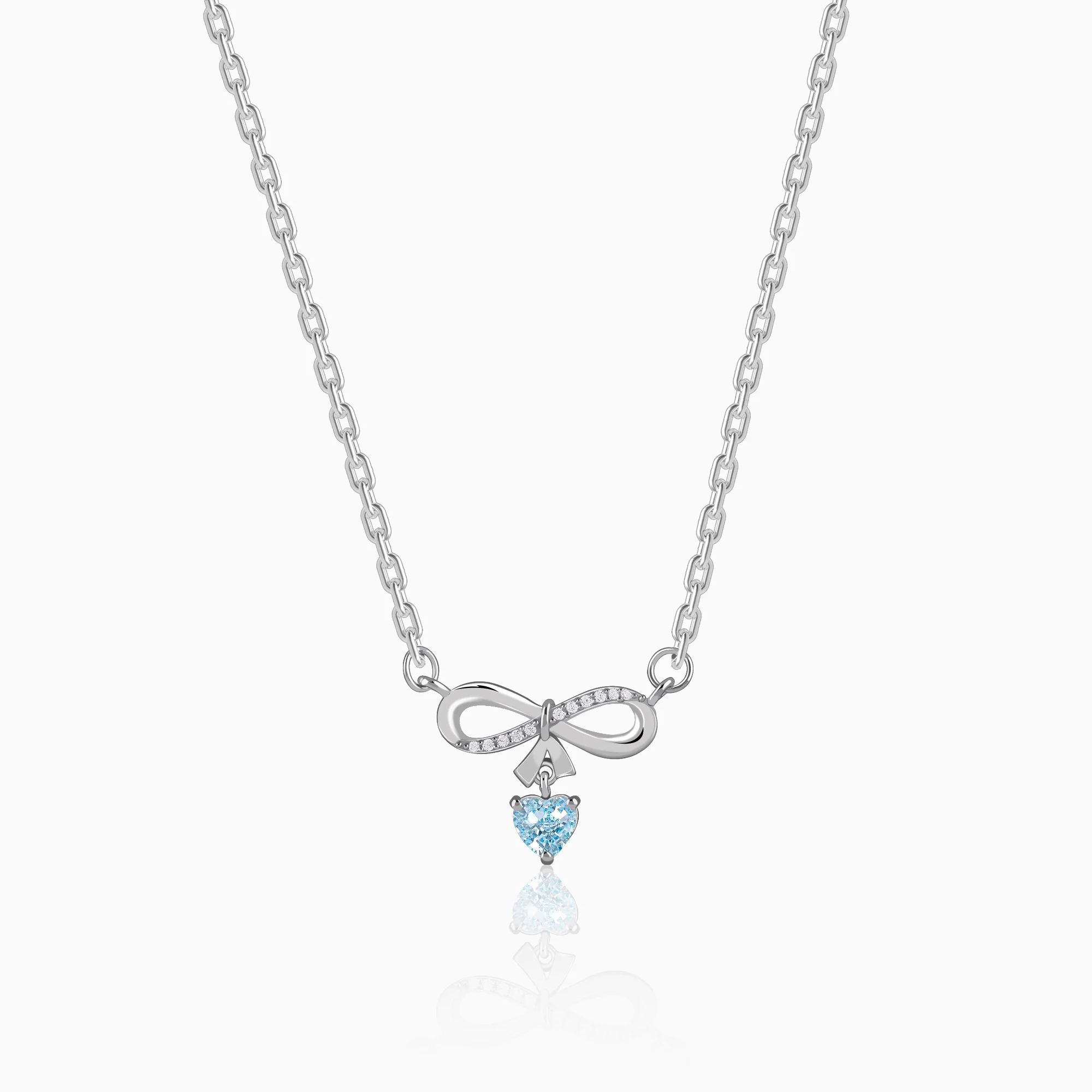 Silver Only Us Necklace