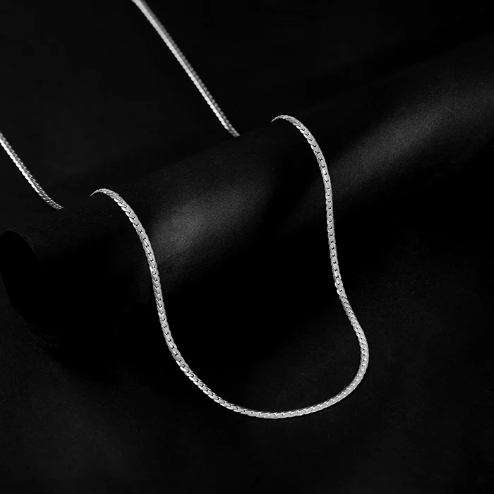 Silver Box Chain For Him - Image 2