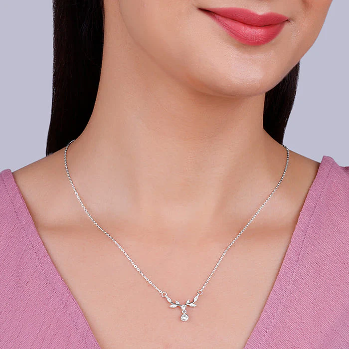 Silver Branchful Necklace - Image 3