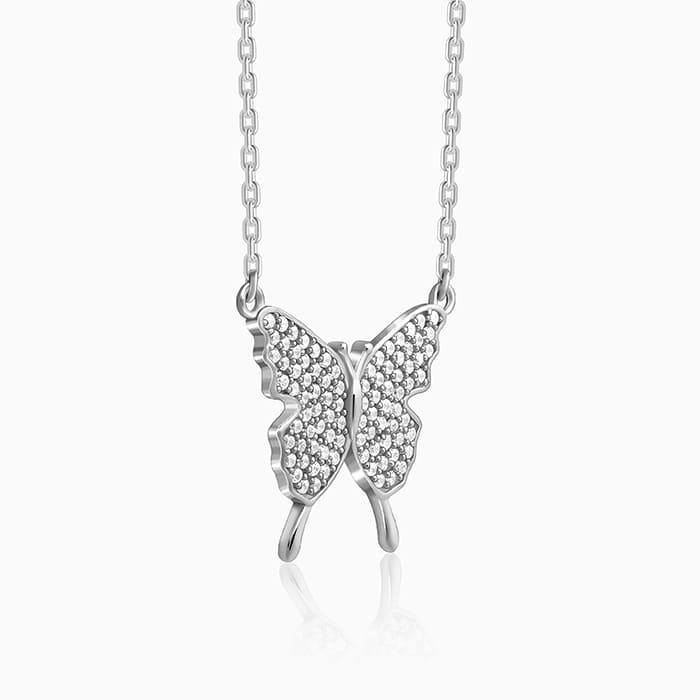 Silver Butterfly Magic Necklace - Image 4