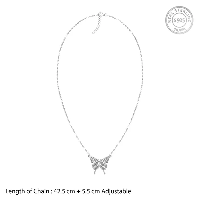 Silver Butterfly Magic Necklace - Image 6