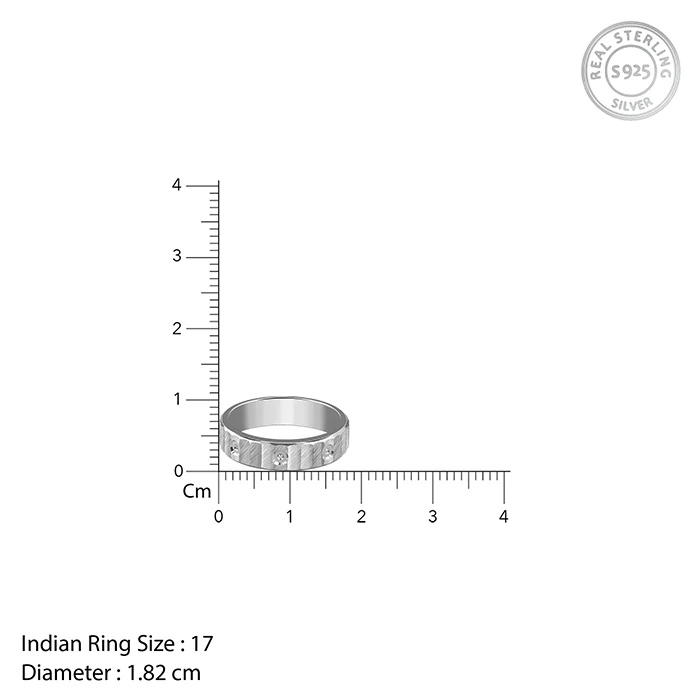 Silver Cadence Ring For Him - Image 4