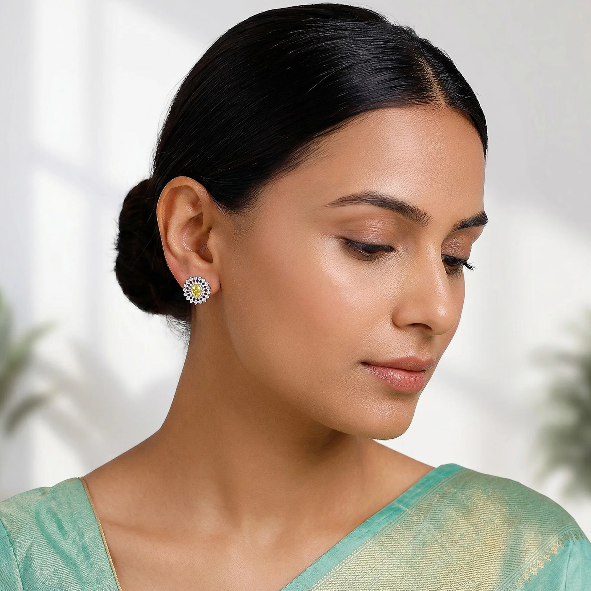 Silver Carmenta Earrings - Image 3