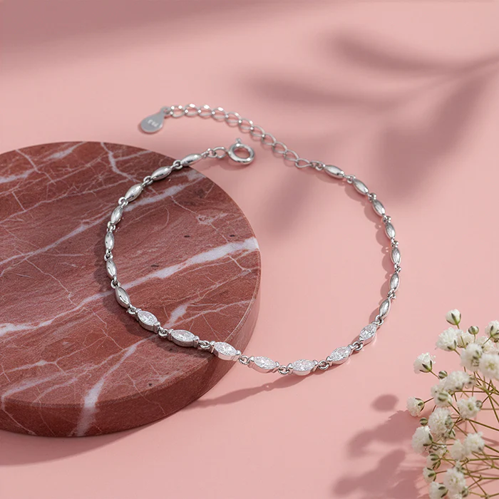 Silver Celeste Zircon Bracelet - Image 2