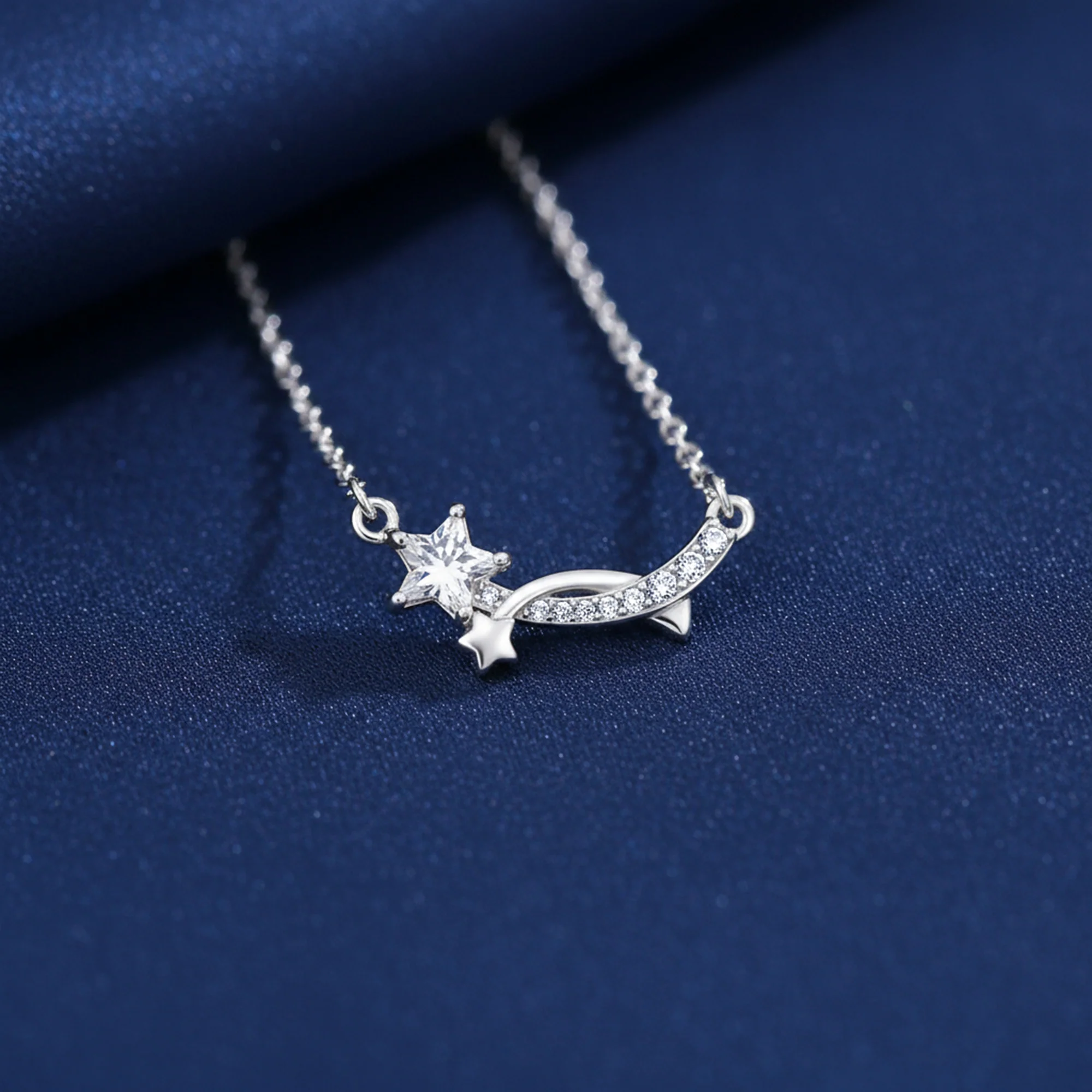 Silver Celestial Star Necklace - Image 2