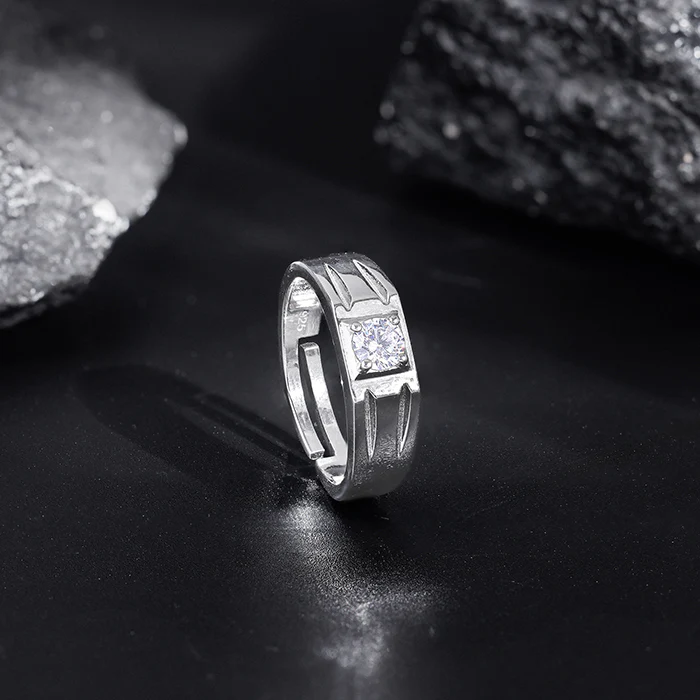Silver Charm Away Ring For Him - Image 2
