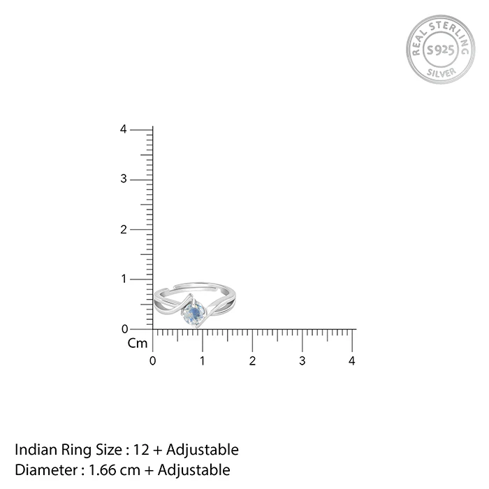 Silver Charm Moonstone Ring - Image 5