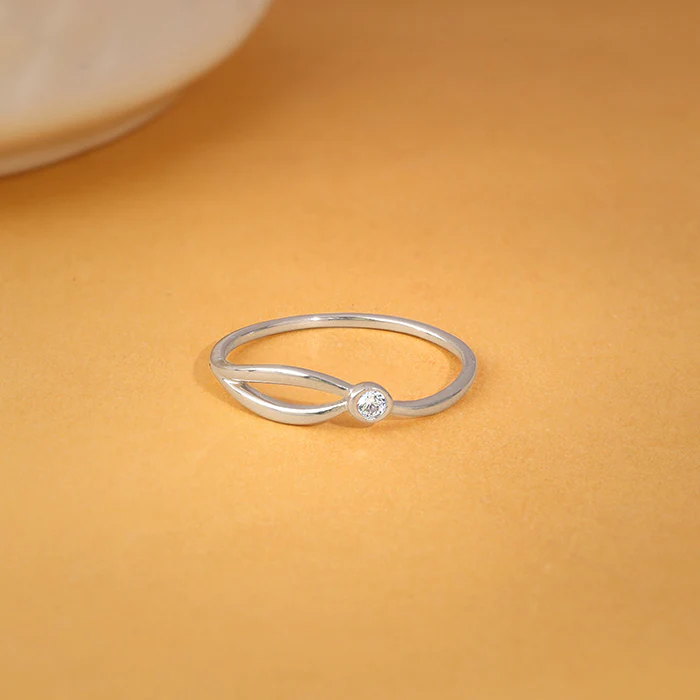 Silver Layered Chic Ring - Image 2