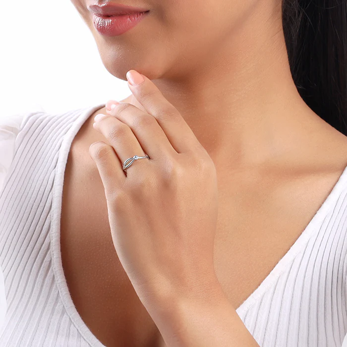 Silver Layered Chic Ring - Image 3