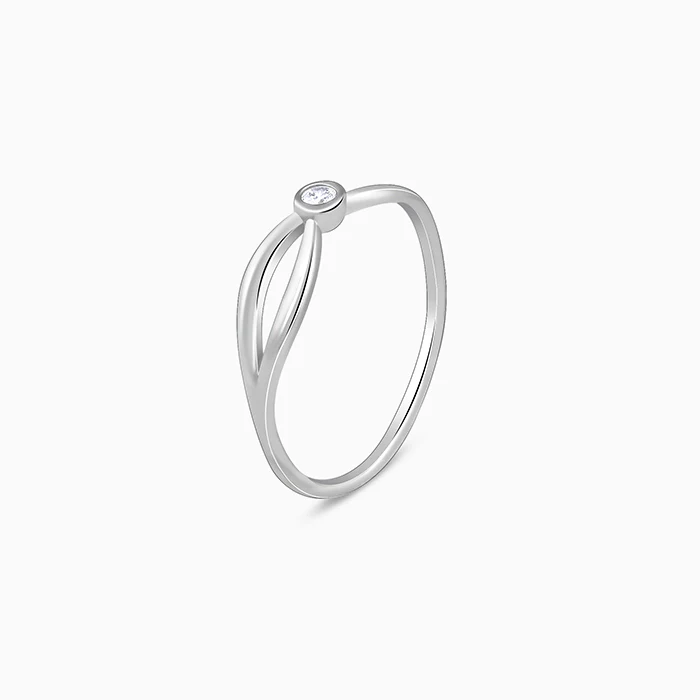 Silver Layered Chic Ring - Image 4
