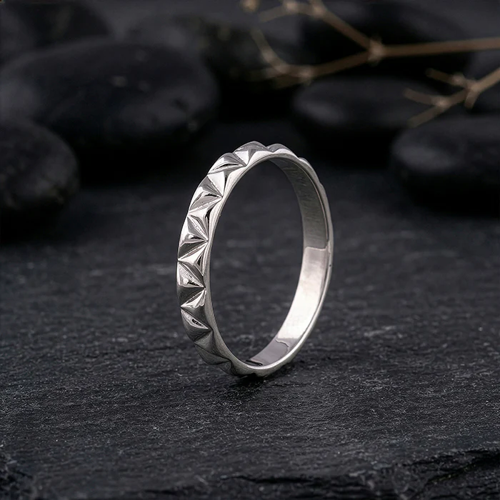 Silver Classic Apex Ring For Him (Size 20) - Image 2