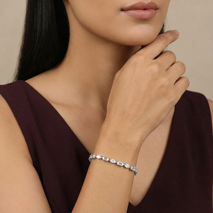 Silver Classic Flex Bracelet - Image 3