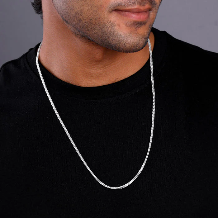 Silver Classic Love Chain for Him - Image 3